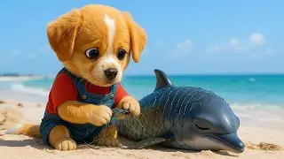 Baby Puppy&rsquo;s Heroic Journey 🐾😭 Baby Puppy Saves His Friend and Becomes a Superhero 🐶✨