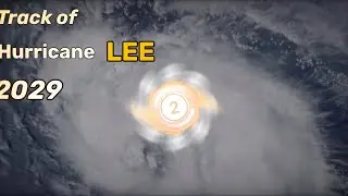 The Track of Hurricane Lee 2029