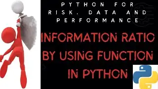 Information ratio by using Function in Python