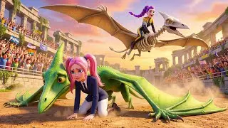 Rumi Wins The Magic Legendary Flying Dinosaur Racing Championship | KPop Demon Hunters