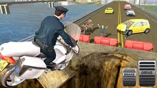 Flying Police Bike Rider Simulation - Flying Police Bike Rider Android Gameplay