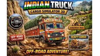indian truck cargo simulator 3d game off road-android gameplay#trucksimulator 