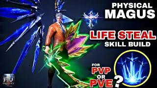 MU ORIGIN 3 ASIA - PHYSICAL MAGUS COMBO SKILL ( LIFESTEAL ) PVP OR PVE?