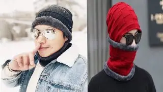 Winter Thermal Hat And Scarf Beanie @Jakobe tv