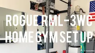 ROGUE RML-3WC Foldable Rack DIY | Home Gym Set up
