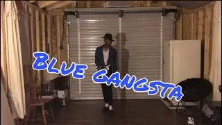 Michael Jackson blue gangsta (impersonator Ronnie Jefferson)