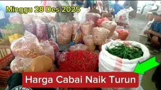 Harga sayur dan bawang serta cabai hari ini masih terus berubah dipasar induk Sukomoro nganjuk