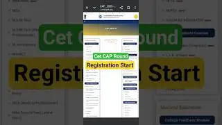 cet cap round registration start #capround #admission