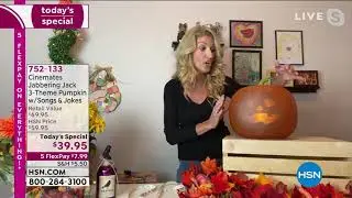 Cinemates Jabbering Jack 3Theme Animated Pumpkin with So...