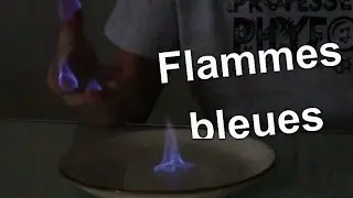Exp&eacute;rience scientifique : faire les flammes bleues dans la main