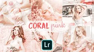 Coral Pink Preset - Lightroom Mobile Presets Free DNG XMP | Lightroom Mobile Tutorial
