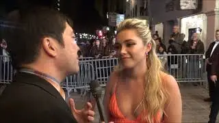 Virtuoso Awards: Florence Pugh Red Carpet Interview | SBIFF 2020