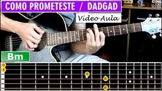 COMO PROMETESTE em DADGAD / VÍDEO AULA VIOLÃO ( VOZ DE MUITAS ÁGUAS )