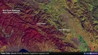 A view of San Jose from Landsat 8