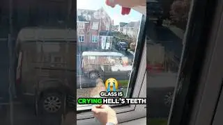 Learn how to toe and heel glass in a UPVC window! 👍  #diy #tradesman #howto #learn #save #money