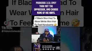 Black men don&rsquo;t wear white men&rsquo;s hair weave so why??
