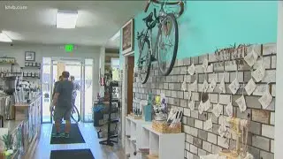 Keepin' It Local: Bikes and Beans, a nice place to go for a cup of coffee and a tuneup