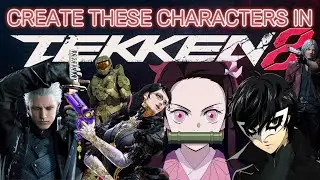 TEKKEN 8: How to create JOKER (Persona 5), BAYONETTA, DANTE, VERGIL, NEZUKO and MASTER CHIEF (Halo)