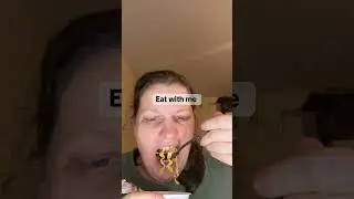 Eat my king pot noodle chicken and mushroom with me