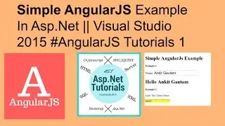 Simple angularjs example in asp.net || visual studio 2015 