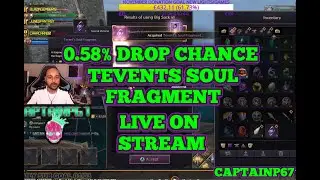 THRONE AND LIBERTY:  0.58% DROP CHANCE TEVENTS SOUL FRAGMENT LIVE ON STREAM