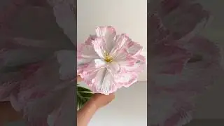 Let&rsquo;s Make Blooming Flower 🌸 #tissuepaperflower #paperflower #bloomingflower #diyflower