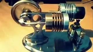 Home made External combustion engine [Stirling engine]