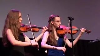 1st Movement Bach's Concerto [Violin Duet- Renee & Jessica Walton]