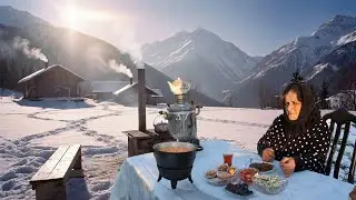Cold Winter and Quiet Village Day I Lunch for Dinner