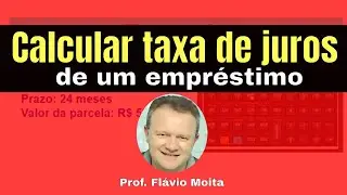 Calcular a TAXA DO EMPRÉSTIMO ou Financiamento