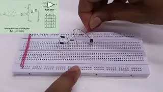 NOR GATE using diode and Transistor |  Breadboard Implementation | Experiment