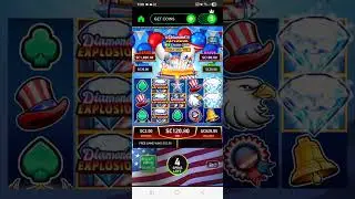 Diamond Explosion Hold & Win * 2.00 bet bonus * Crown Coins Casino