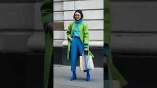 colors that match well together 💙💚.................#asthetic #green #outfit #blue #fit #colorful