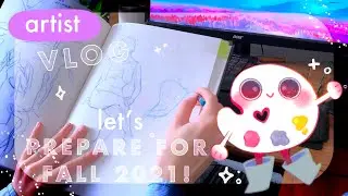 Art Studio Vlog 006 ☆ ✏️ Getting Organized, Silhouette Issues, Fall Semester, & My Birthday!