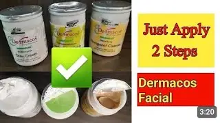 Dermacose facial! Facial dermacose/how to do cleansing at home !