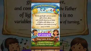 Learning scripture in song #james1 #music #autismsupport #youtubeshort #faithbased #memorytechnique