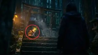 When the Shrine Cat Stares, Leave Before Nightfall in Japan