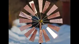 Ветряные скульптуры.   Kinetic Wind Sculpture Windmill