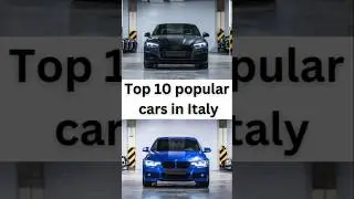 Top 10 Most Popular Cars in Italy 2025 🇮🇹 | #shorts  (Top 10 Countdown)