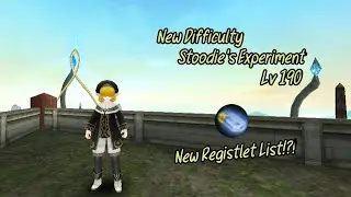Toram Online - New Difficulty Stoodie's Experiment Lv 190 | New Registlet List!
