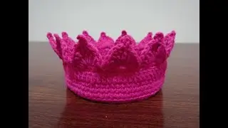 Crochet crown for Newborn baby