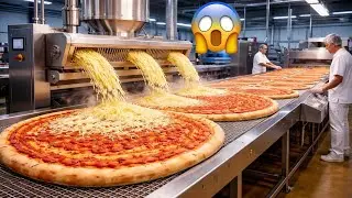 Industrial Pizza Production & New Year Celebration