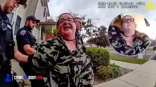 Extremely Entitled Neighbor Completely Loses It During Arrest