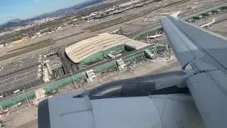 WINDY Aer Lingus A320 Takeoff Barcelona — GREAT VIEWS