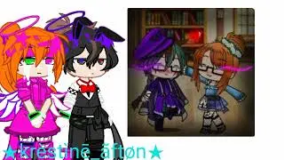 Afton family react ships||Afton family||gachaclub 