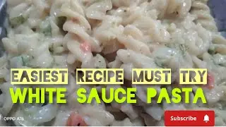 White sauce pasta 🤤 easiest way @Andaleebsvlogs 
