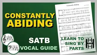 CONSTANTLY ABIDING Vocal SATB Db Major