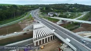 Dunkettle Interchange Evolution during the Construction Period
