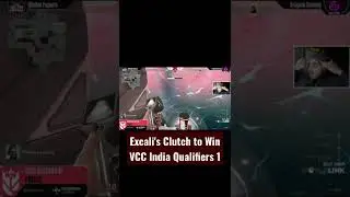 #shorts @Excali  Clutch to Win VCC Qualifiers #1 Reaction #valorant