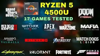 Ryzen 5 4500U Vega 6 Gaming Test ! 2021